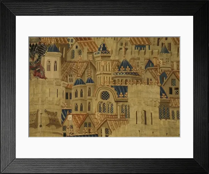 Framed Print : Pastrana Tapestries, 1471 c Taking of Tanger Framed Print : Pastrana Tapestries, 1471 c Taking of Tanger