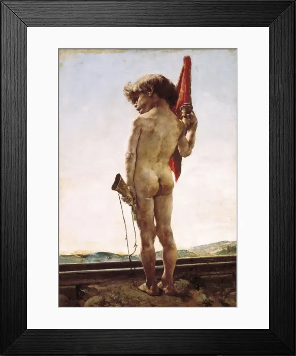 Framed Print : PINAZO CAMARLENCH, Ignacio. The Signalman Framed Print : PINAZO CAMARLENCH, Ignacio. The Signalman