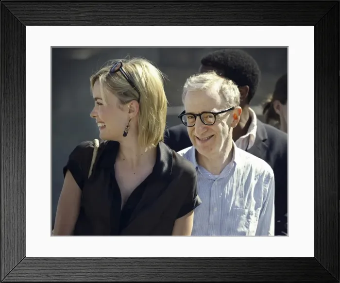 Framed Print : San SebastiᮮFestival 2004. Woody Allen Framed Print : San SebastiᮮFestival 2004. Woody Allen