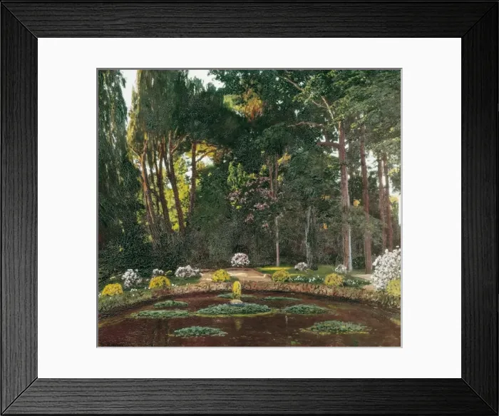 Framed Print : RUSIяL, Santiago. Garden (Arb Framed Print : RUSIяL, Santiago. Garden (Arb
