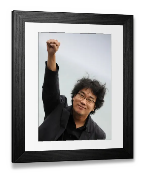 Framed Print : San SebastiᮮFestival 2009. Bong Joon-ho Framed Print : San SebastiᮮFestival 2009. Bong Joon-ho