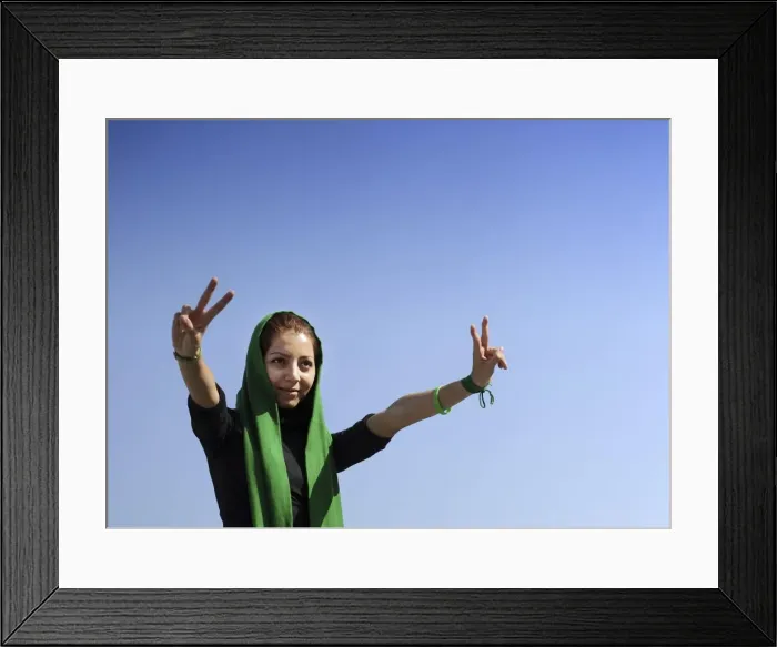 Framed Print : San SebastiᮮFestival 2009. Hana Makhmalbaf Framed Print : San SebastiᮮFestival 2009. Hana Makhmalbaf
