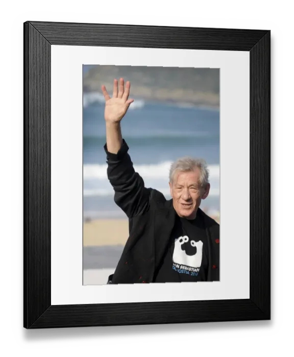 Framed Print : San SebastiᮮFestival 2009. Ian Mckellen Framed Print : San SebastiᮮFestival 2009. Ian Mckellen