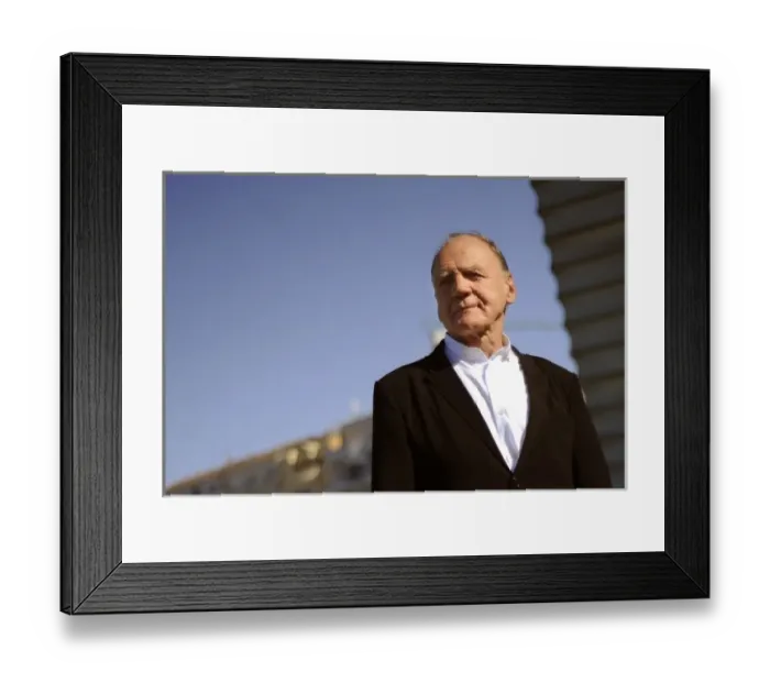 Framed Print : San SebastiᮮFestival 2010. Bruno Ganz Framed Print : San SebastiᮮFestival 2010. Bruno Ganz