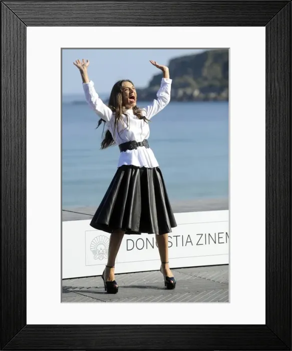 Framed Print : San SebastiᮮFestival 2012. ngela Molina Framed Print : San SebastiᮮFestival 2012. ngela Molina