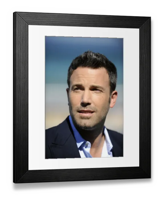 Framed Print : San SebastiᮮFestival 2012. Ben Affleck Framed Print : San SebastiᮮFestival 2012. Ben Affleck