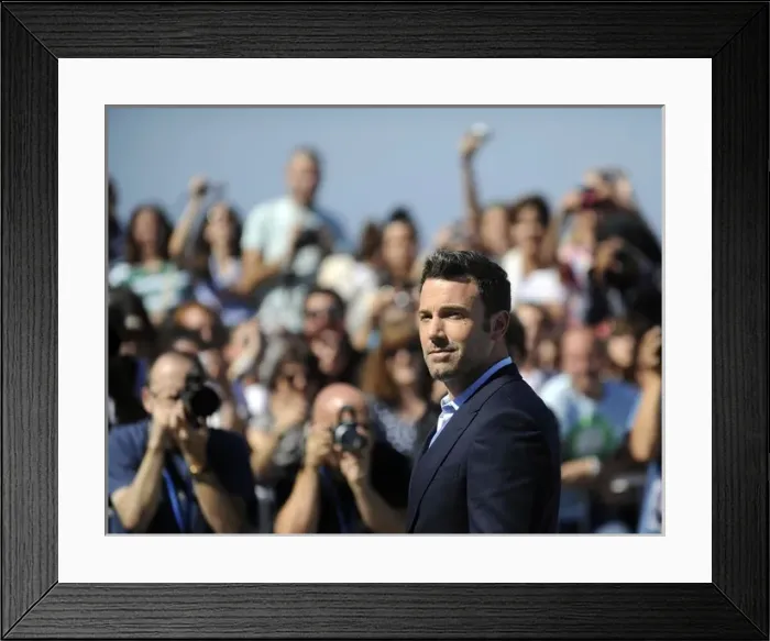 Framed Print : San SebastiᮮFestival 2012. Ben Affleck Framed Print : San SebastiᮮFestival 2012. Ben Affleck