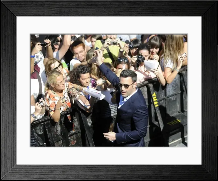 Framed Print : San SebastiᮮFestival 2012. Ben Affleck Framed Print : San SebastiᮮFestival 2012. Ben Affleck