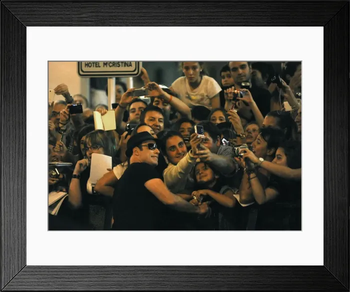 Framed Print : San SebastiᮮFestival 2012. John Travolta Framed Print : San SebastiᮮFestival 2012. John Travolta