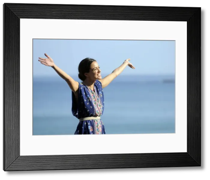 Framed Print : San SebastiᮮFestival 2012. Macarena Garc Framed Print : San SebastiᮮFestival 2012. Macarena Garc