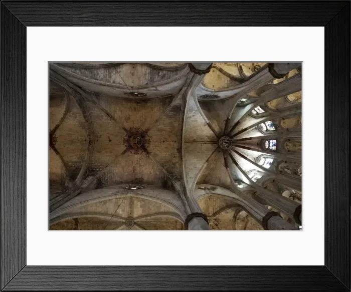 Framed Print : Spain. Barcelona. Santa Mar Framed Print : Spain. Barcelona. Santa Mar