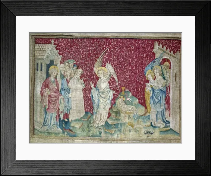 Framed Print : The Third Angel and the Lamb. Apocalypse of Angers Framed Print : The Third Angel and the Lamb. Apocalypse of Angers