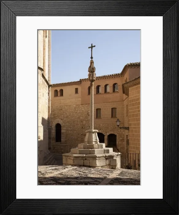 Framed Print : Spain. Montblanc. Cross Framed Print : Spain. Montblanc. Cross