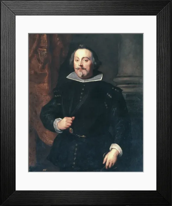 Framed Print : VAN DYCK, Workshop of. Francisco de Moncada Framed Print : VAN DYCK, Workshop of. Francisco de Moncada