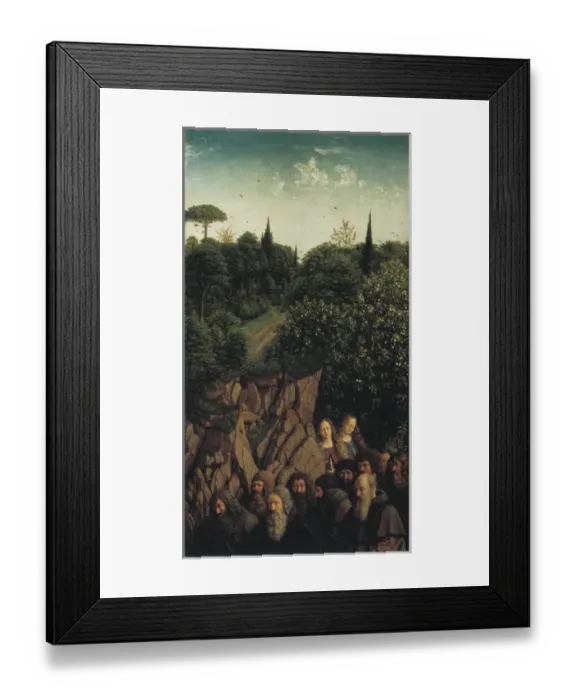 Framed Print : VAN EYCK, Hubert and Jan. Ghent Altarpiece Framed Print : VAN EYCK, Hubert and Jan. Ghent Altarpiece
