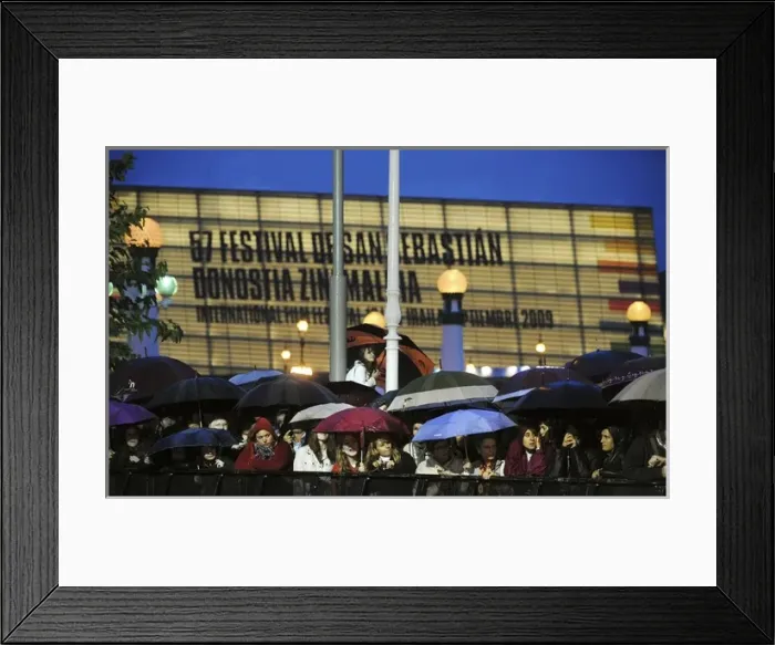 Framed Print : Spain. San SebastiᮮFilm Festival 2009 Framed Print : Spain. San SebastiᮮFilm Festival 2009