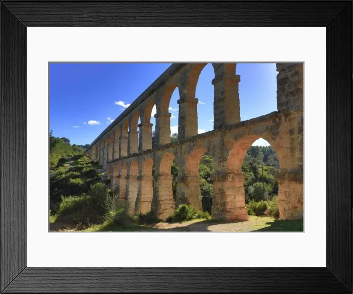 Framed Print : Spain. Tarragona. Roman aquaduct Framed Print : Spain. Tarragona. Roman aquaduct