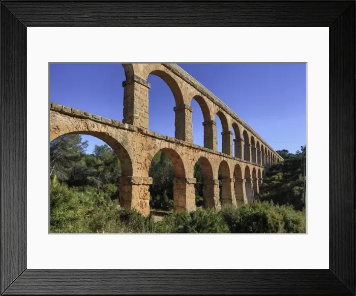 Framed Print : Spain. Tarragona. Roman aquaduct Framed Print : Spain. Tarragona. Roman aquaduct