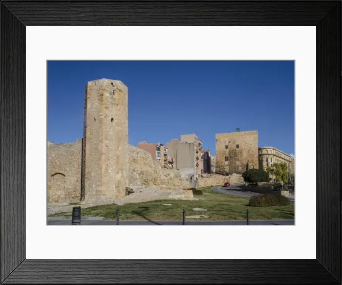 Framed Print : Spain. Tarragona. Walls Framed Print : Spain. Tarragona. Walls