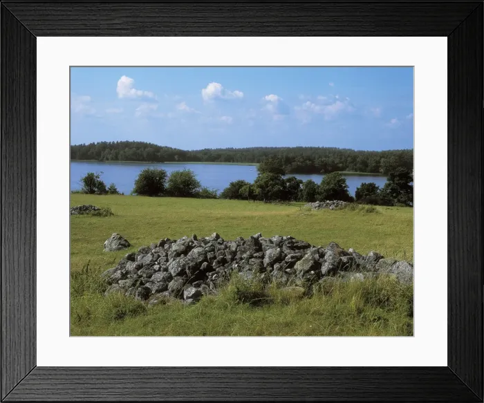 Framed Print : Sweden. Birka. Viking settlement Framed Print : Sweden. Birka. Viking settlement