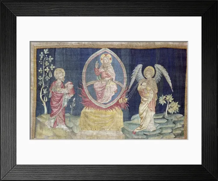 Framed Print : The Angel with the Censer. Apocalypse of Angers Framed Print : The Angel with the Censer. Apocalypse of Angers