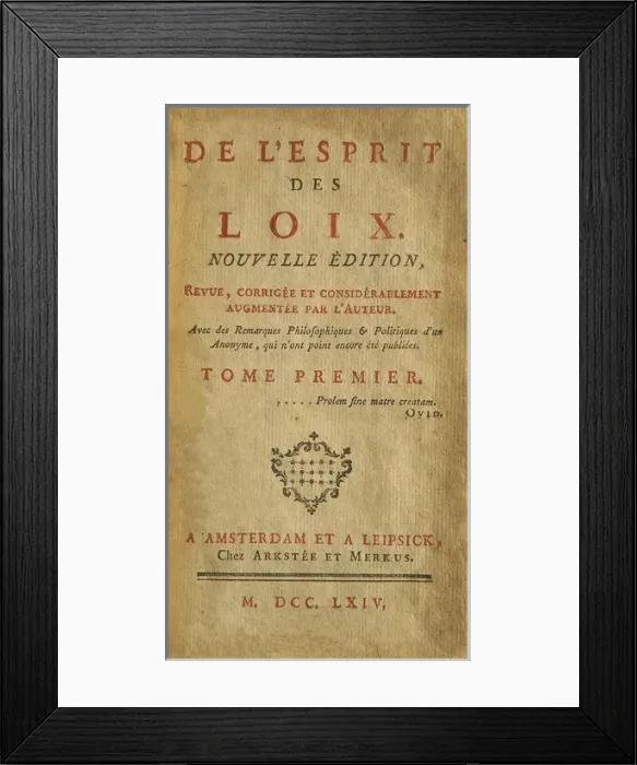 Framed Print : Montesquieu, Charles-Louis de Secondat, baron de Framed Print : Montesquieu, Charles-Louis de Secondat, baron de