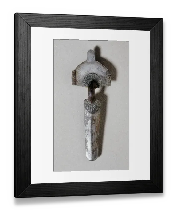 Framed Print : Visigothic fibula, 7th c