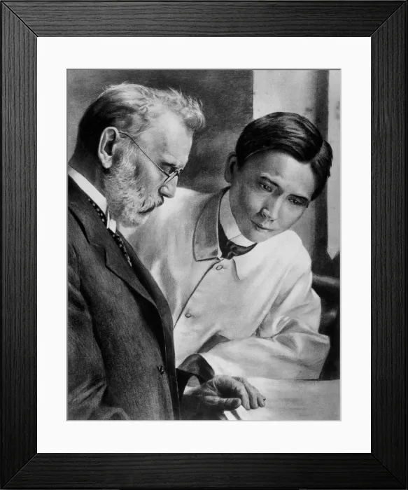 Framed Print : EHRLICH, Paul (1854-1915). German physician Framed Print : EHRLICH, Paul (1854-1915). German physician