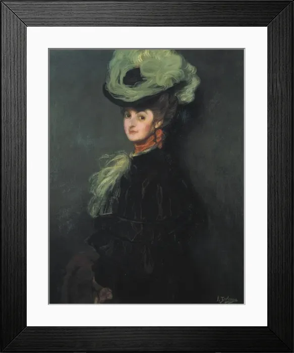 Framed Print : ZULOAGA ZABALETA, Ignacio. Anny Bourdin Framed Print : ZULOAGA ZABALETA, Ignacio. Anny Bourdin