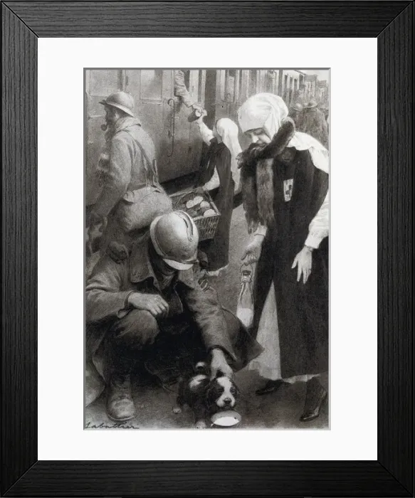Framed Print : SABATTIER, Louis R魹(1863 - 1935). WWI. France Framed Print : SABATTIER, Louis R魹(1863 - 1935). WWI. France