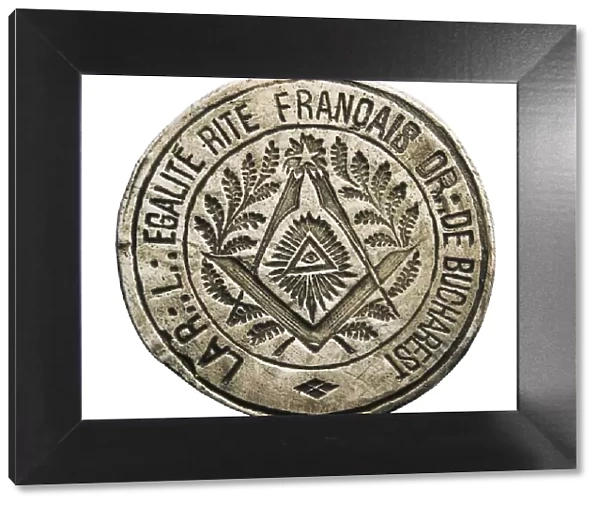Masonic Seal. French Rite. Budapest, 19th century