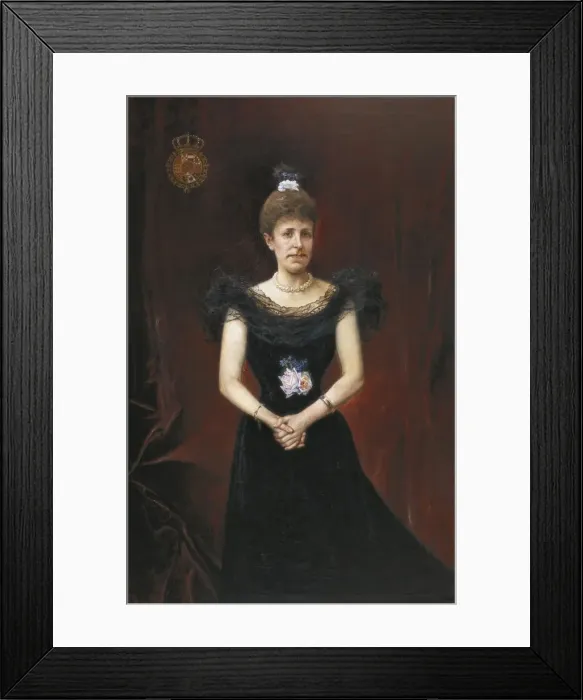 Framed Print : Maria Christina of Habsburg (1858-1929). Queen Framed Print : Maria Christina of Habsburg (1858-1929). Queen
