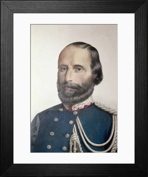 Framed Print : GARIBALDI, Giuseppe (1807-1882). Italian military Framed Print : GARIBALDI, Giuseppe (1807-1882). Italian military