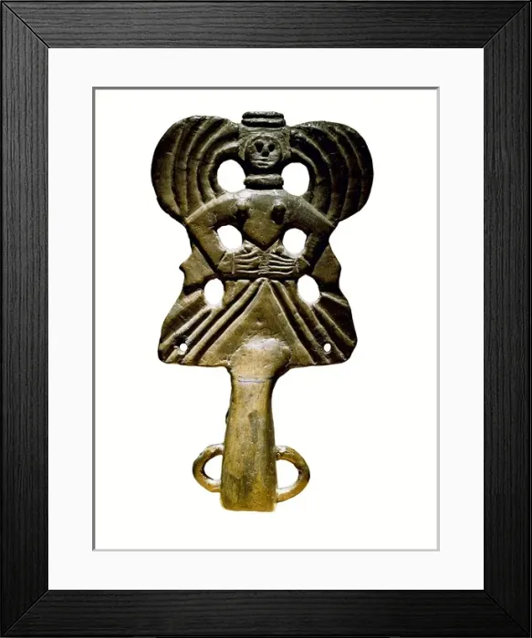 Framed Print : Staff Head. Bronze, 17 cm. 4th century BC. Proceeds Framed Print : Staff Head. Bronze, 17 cm. 4th century BC. Proceeds