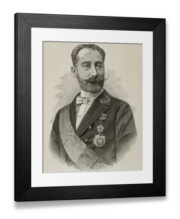 Framed Print : SALVADOR RODRIGAхZ, Am1845-1922). Spanish politician Framed Print : SALVADOR RODRIGAхZ, Am1845-1922). Spanish politician