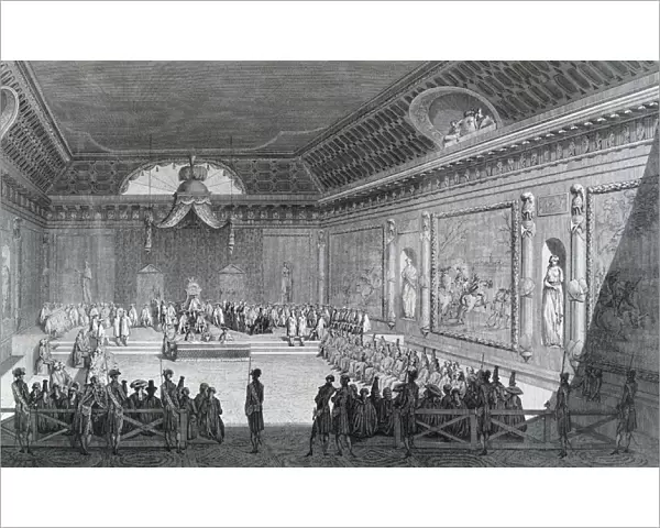 Assemblee des Notables Presided over by Louis XVI