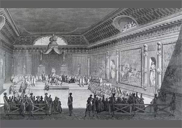 Assemblee des Notables Presided over by Louis XVI
