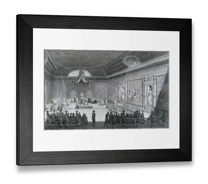 Framed Print : Assemblee des Notables Presided over by Louis XVI Framed Print : Assemblee des Notables Presided over by Louis XVI