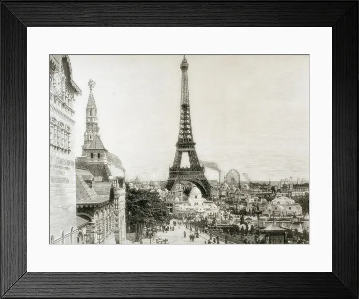 Framed Print : Paris Universal Exhibition (Exposition Universelle) Framed Print : Paris Universal Exhibition (Exposition Universelle)