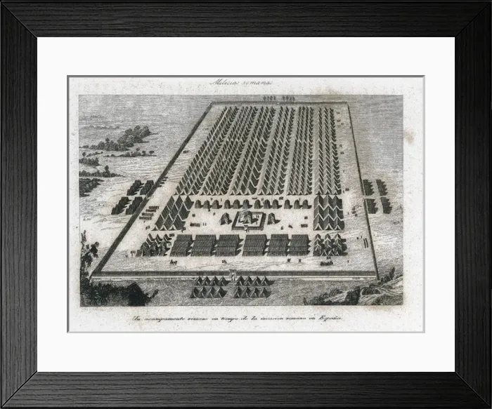 Framed Print : Conquest of Hispania (218 BC-19 BC). Roman militia Framed Print : Conquest of Hispania (218 BC-19 BC). Roman militia