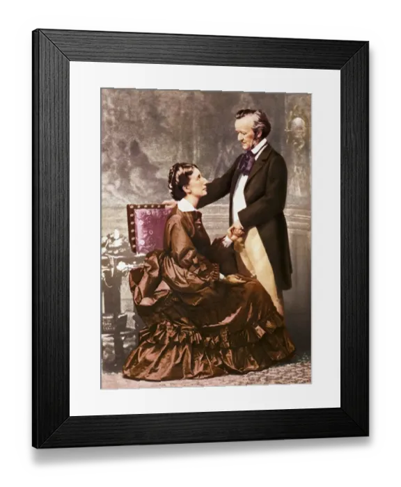 Framed Print : VALUE. Cosima and Richard Wagner Framed Print : VALUE. Cosima and Richard Wagner