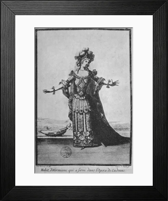 Framed Print : Lully, Jean-Baptiste (1632-1687). French Baroque Framed Print : Lully, Jean-Baptiste (1632-1687). French Baroque