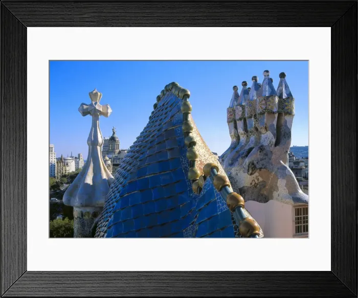 Framed Print : GAUDI i CORNET, Antoni (1852-1926). Batlluse Framed Print : GAUDI i CORNET, Antoni (1852-1926). Batlluse