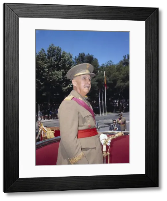 Framed Print : FRANCO BAHAMONDE, Francisco (1892-1975). Spanish Framed Print : FRANCO BAHAMONDE, Francisco (1892-1975). Spanish