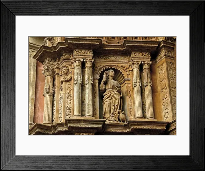 Framed Print : Palma de Majora Cathedral. ca. 1230-1613. SPAIN Framed Print : Palma de Majora Cathedral. ca. 1230-1613. SPAIN