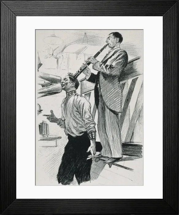 Framed Print : Singer Charlus, nickname of Louis-Napol鯮Defer Framed Print : Singer Charlus, nickname of Louis-Napol鯮Defer