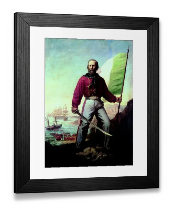 Framed Print : GARIBALDI, Giuseppe (1807-1882). Italian military Framed Print : GARIBALDI, Giuseppe (1807-1882). Italian military