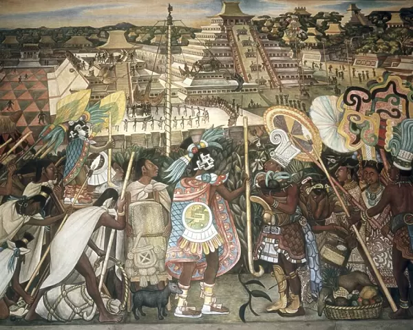 RIVERA, Diego (1886-1957). Totonaca Civilization