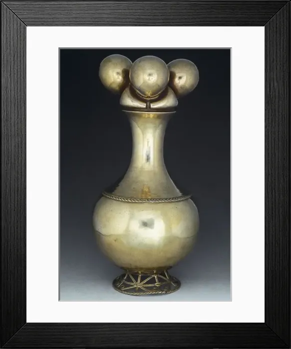 Framed Print : Poporo. Lime container used to carry the lime to Framed Print : Poporo. Lime container used to carry the lime to