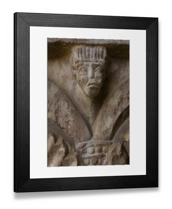 Framed Print : FRANCE. Codalet. Monastery of St. Michel of Cuixஅ Framed Print : FRANCE. Codalet. Monastery of St. Michel of Cuixஅ